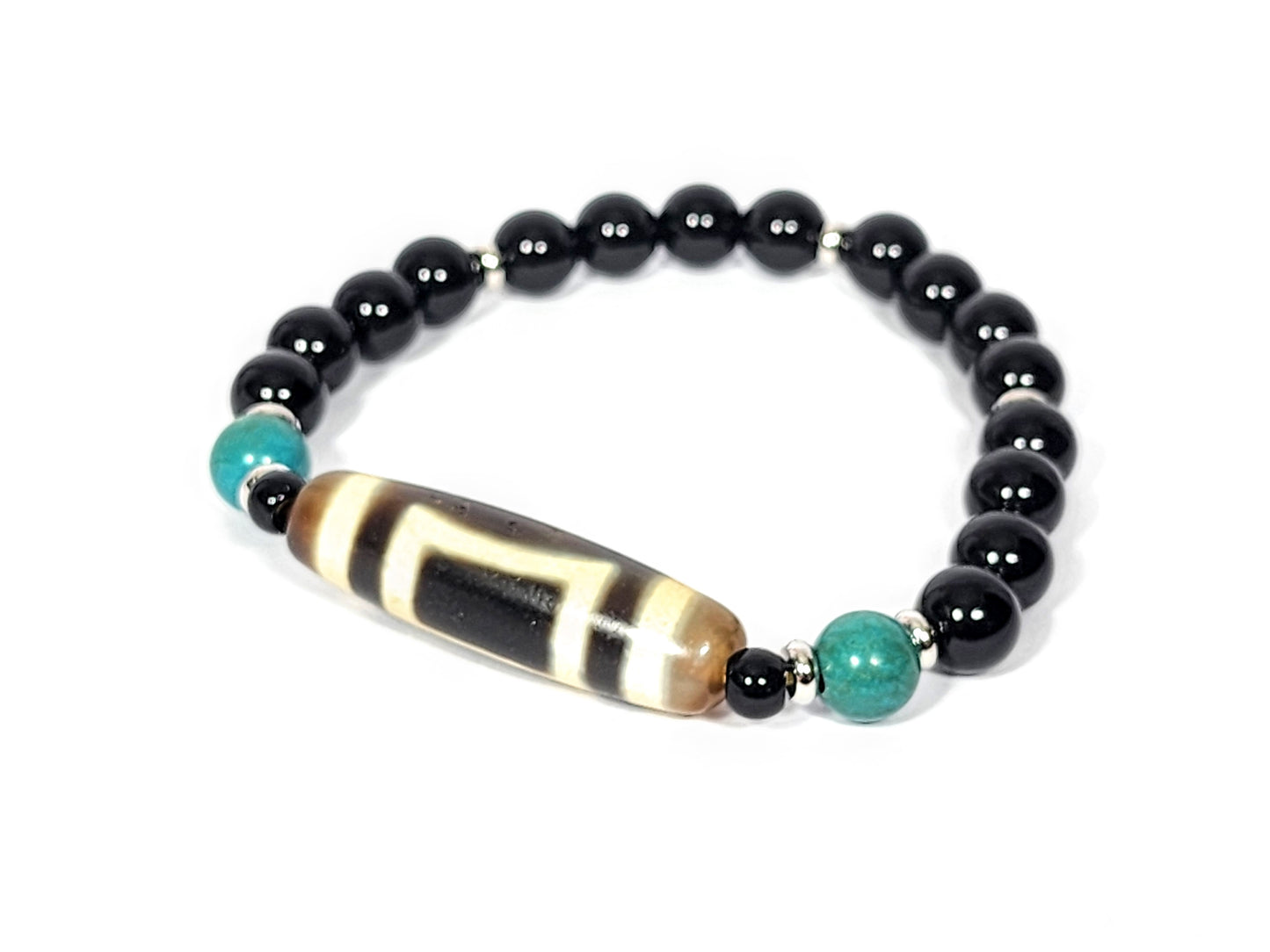 Heaven & Earth Dzi Bead Bracelet