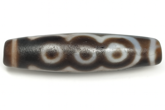 Five eye tibetan dzi bead - god of wealth 