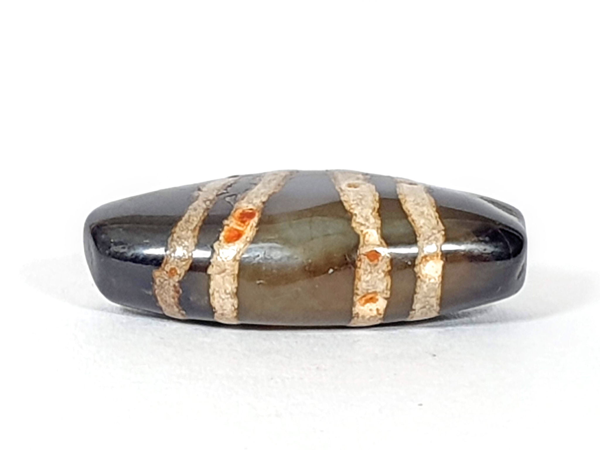 Chung Dzi (or Striped Dzi Bead) | Ancient Dzi Shop