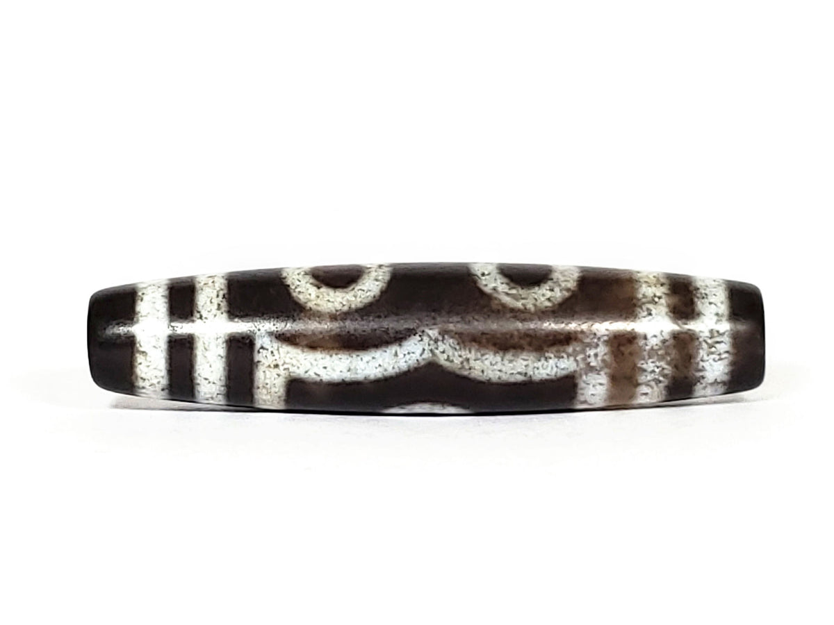 N-062426-3E new three eye dzi 58.6x13.4mm Face D structural connector horizontal bands dark ground unretouched