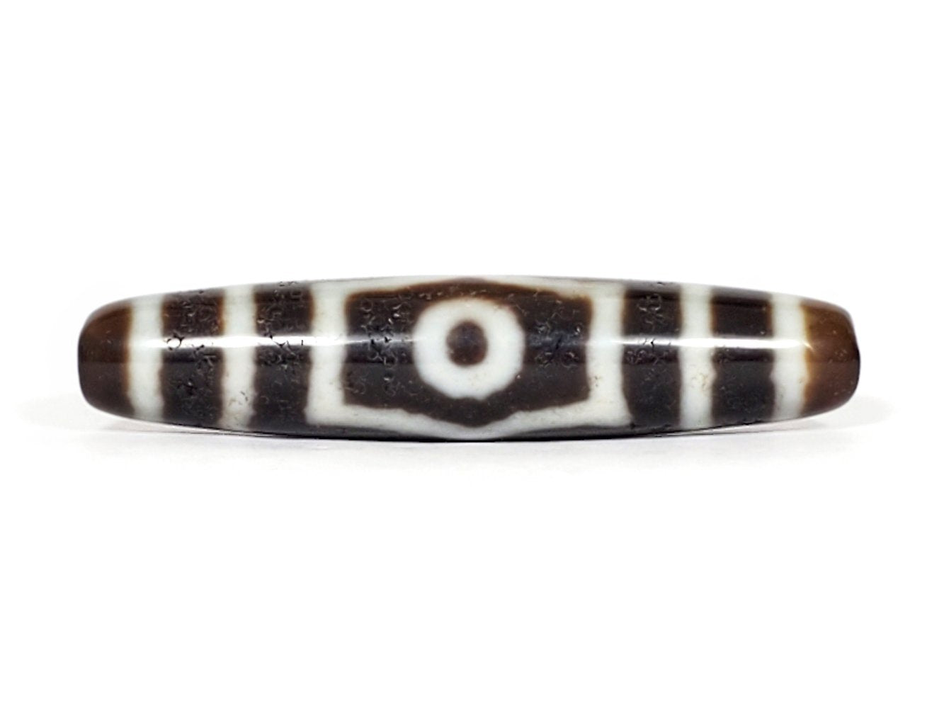 Vintage Three Eye Motif Dzi Bead TD ThE 001
