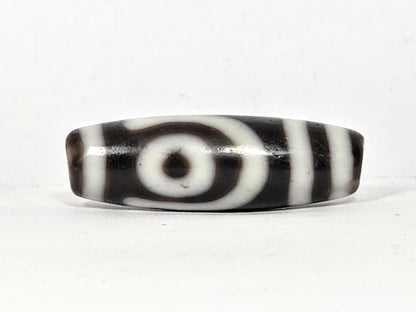 Antique Two Eye Motif Tibetan Dzi Bead (010726)