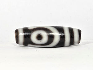 Antique Two Eye Motif Tibetan Dzi Bead (010726)