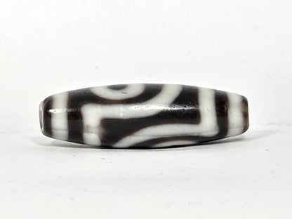 Antique Two Eye Motif Tibetan Dzi Bead (010726)