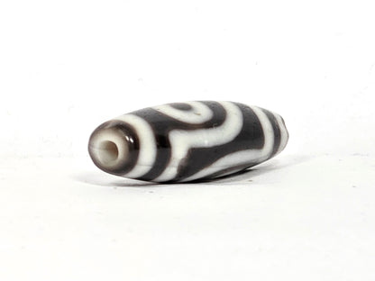 Antique Two Eye Motif Tibetan Dzi Bead (010726)