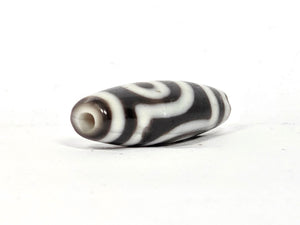 Antique Two Eye Motif Tibetan Dzi Bead (010726)