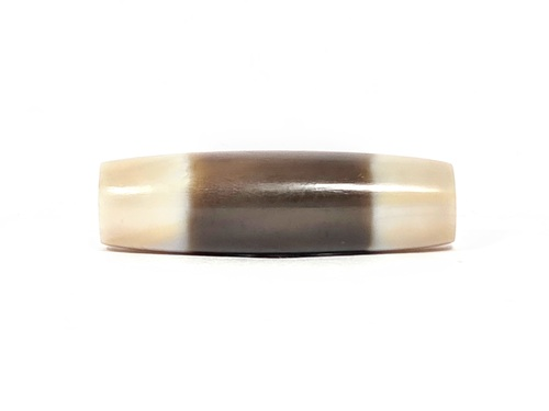 antique nepalese single stripe dzi bead. real himalayan jewelry amulet.