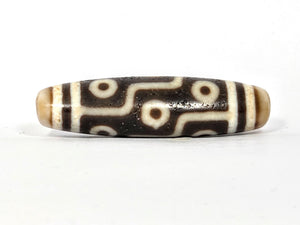 Ancient Nine Eye Tibetan Dzi Bead (092225) - Rare Item