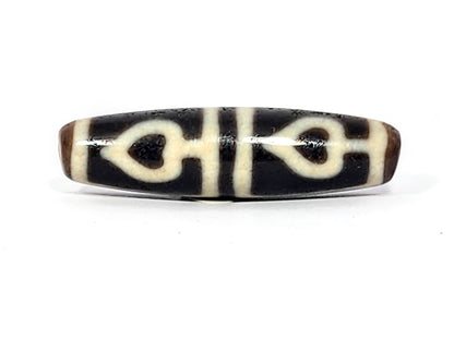 Ancient Four Leaf Bodhi Dzi Bead (TiD-Anc-FoLB-070625) - Old Bead