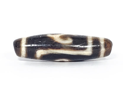 Ancient Green Tara Motif Tibetan Dzi Bead - Extremely Old