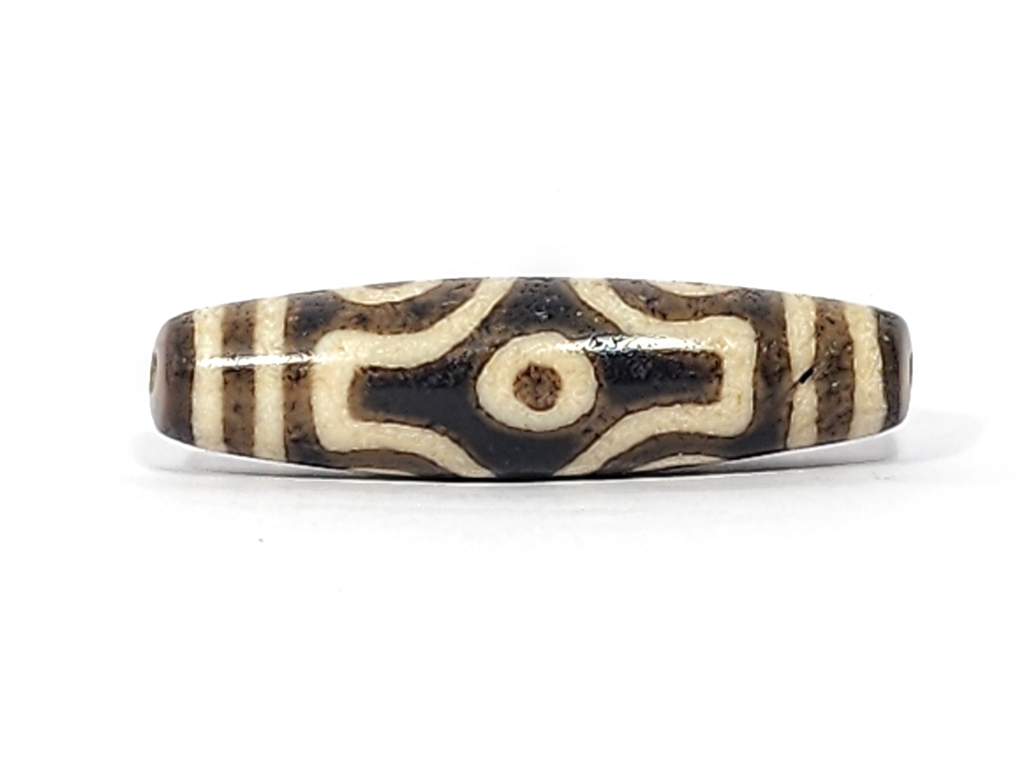 Ancient Tibetan Six Eye Motif Dzi Bead - Extremely Old