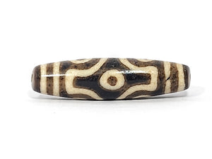 Ancient Tibetan Six Eye Motif Dzi Bead - Extremely Old
