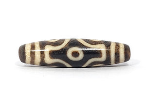 Ancient Tibetan Six Eye Motif Dzi Bead - Extremely Old