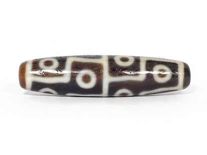 Ancient Twelve Eye Motif Dzi Bead - Exquisite Condition