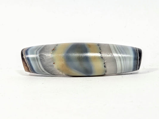 antique natural striped agate bead