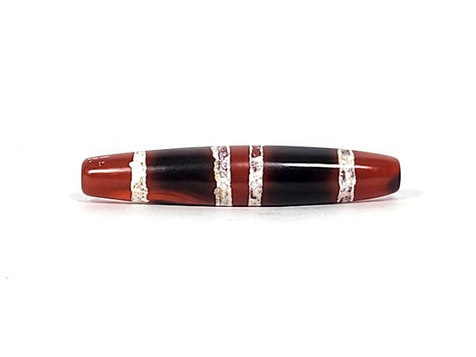 rare antique striped carnelian dzi bead
