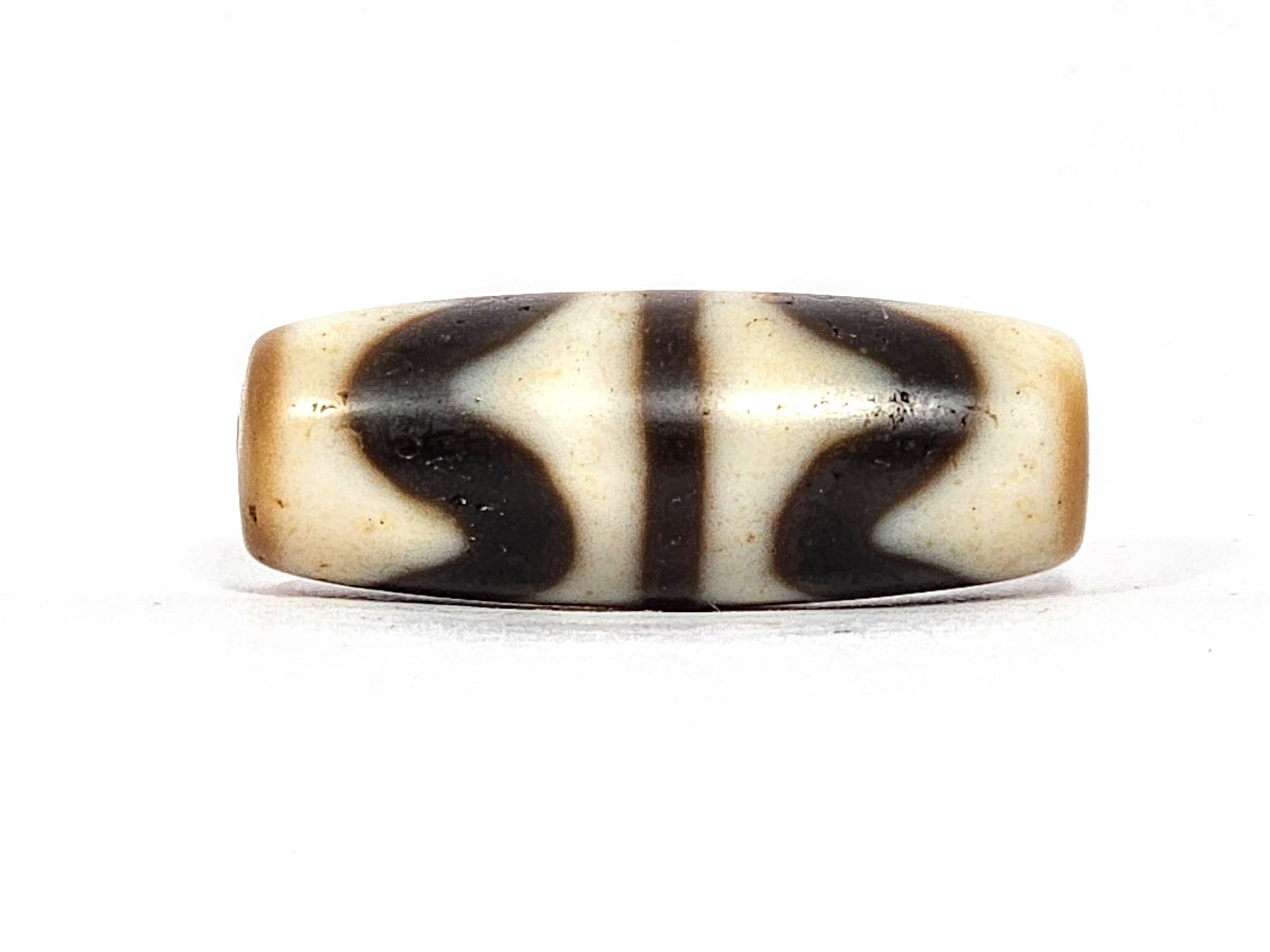 Antique Tibetan Double Wave Dzi (072325)