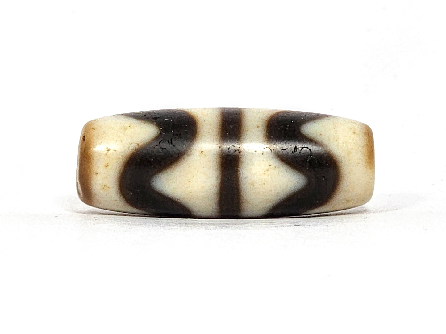 Antique Tibetan Double Wave Dzi (072325)