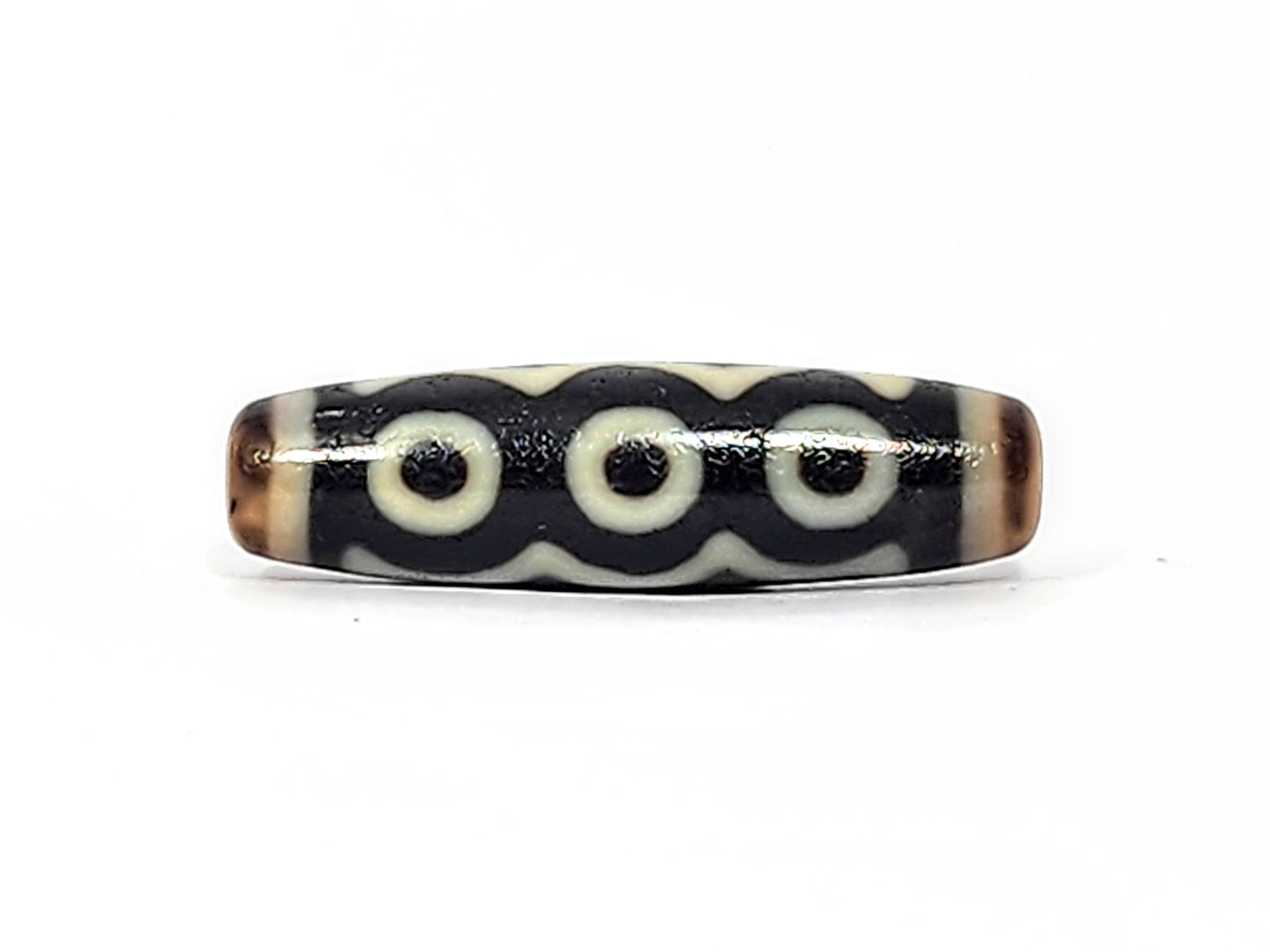 Antique Tibetan Five Eye Dzi Bead (072625)