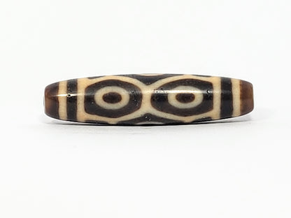 Antique Dragon Eye Motif Dzi Bead (050725)