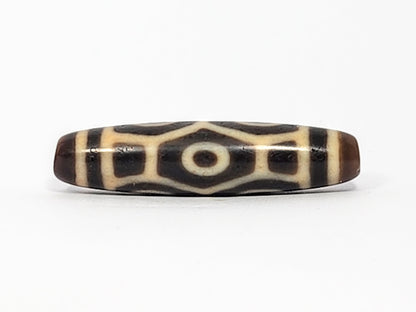 Antique Dragon Eye Motif Dzi Bead (050725)