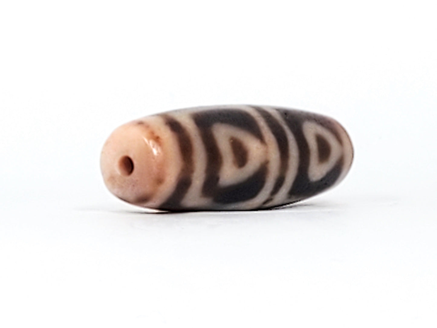 Antique Four Leaf Bodhi Dzi Bead with Bloodspots (TiD-Ant-B-FoLB-101624)