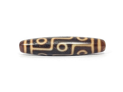 Antique Tibetan Nine Eye Motif Dzi Bead (TiD-Ant-200-NE-051525)