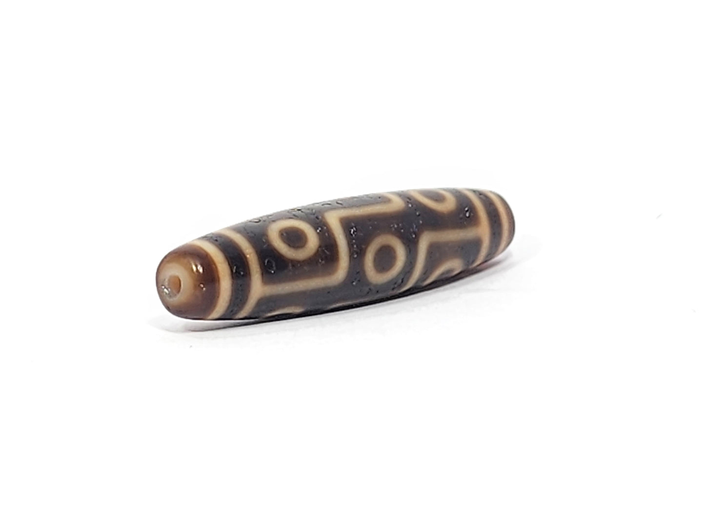Antique Tibetan Nine Eye Motif Dzi Bead (TiD-Ant-200-NE-051525)