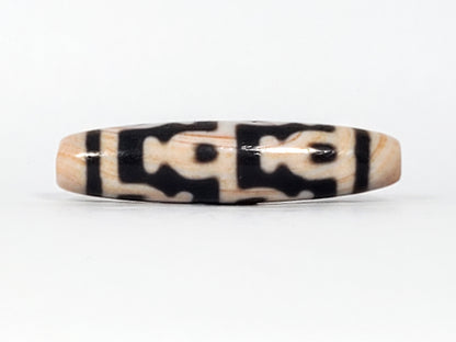 Antique Treasure Vase Motif Dzi Bead with Bloodspots (Ant-B-TV-092624)