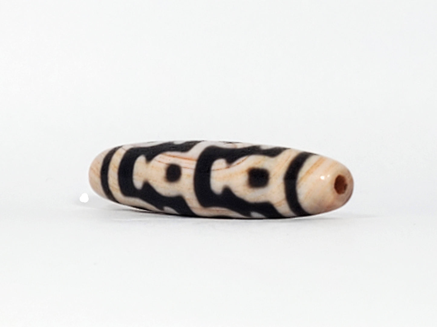 Antique Treasure Vase Motif Dzi Bead with Bloodspots (Ant-B-TV-092624)