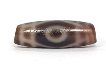 Antique Two Eye Dzi with Bloodspots (042125)