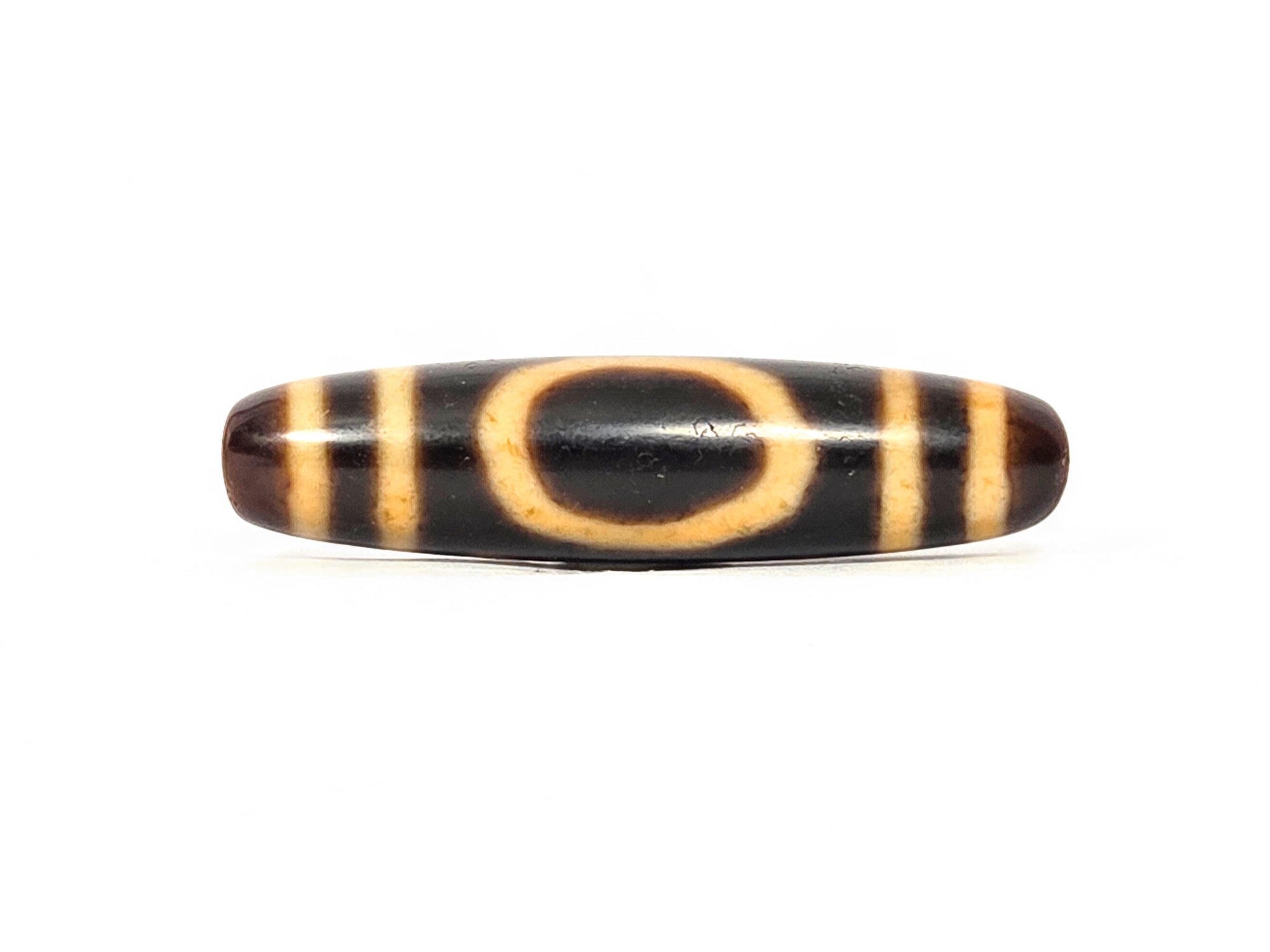 Antique Tibetan Dzi Bead featuring the Heaven & Earth Motif (TiD-Ant-200-HE-102225)