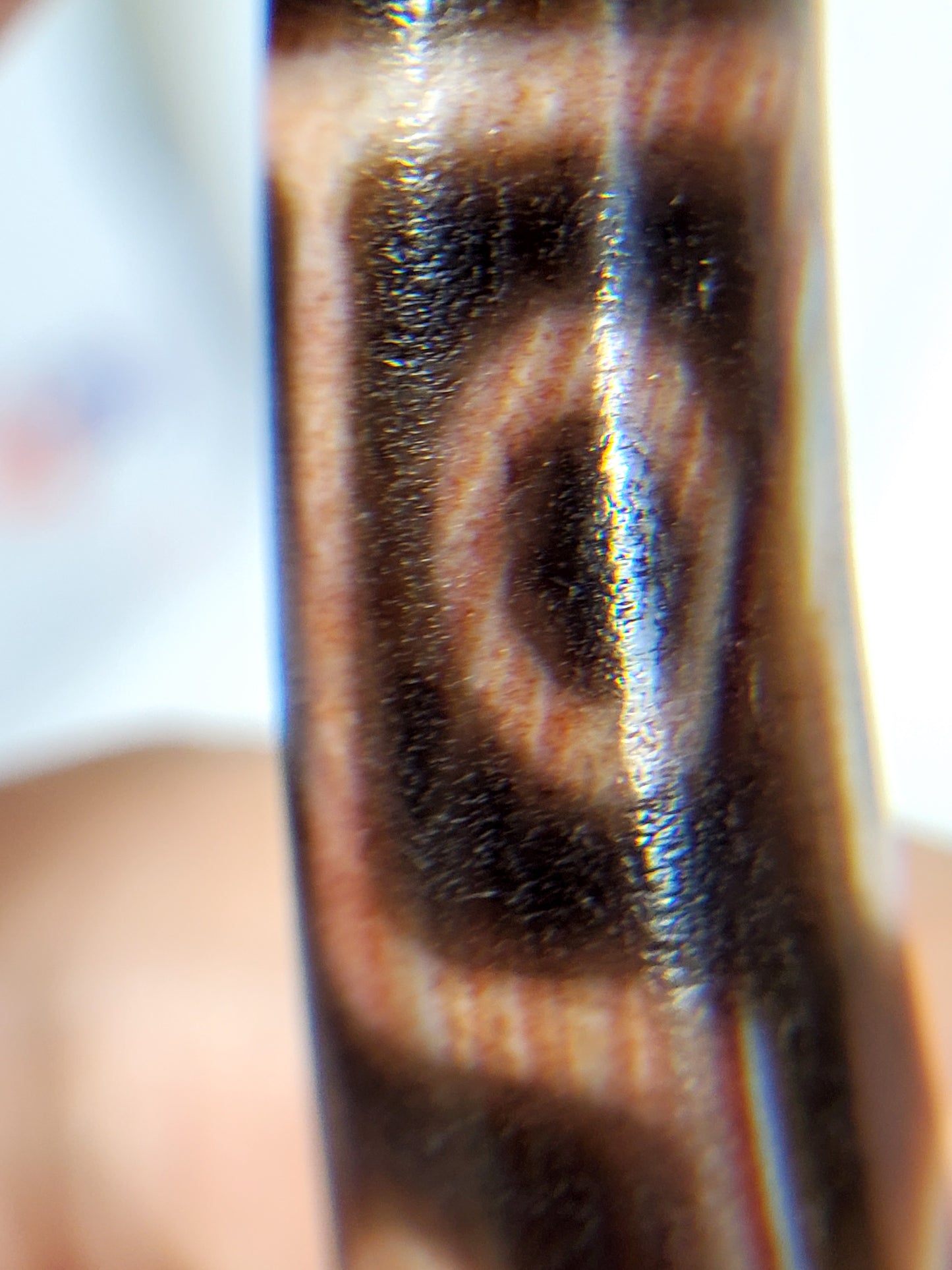 Antique Nine Eye Dzi with Bloodspots - Rare Large Dzi