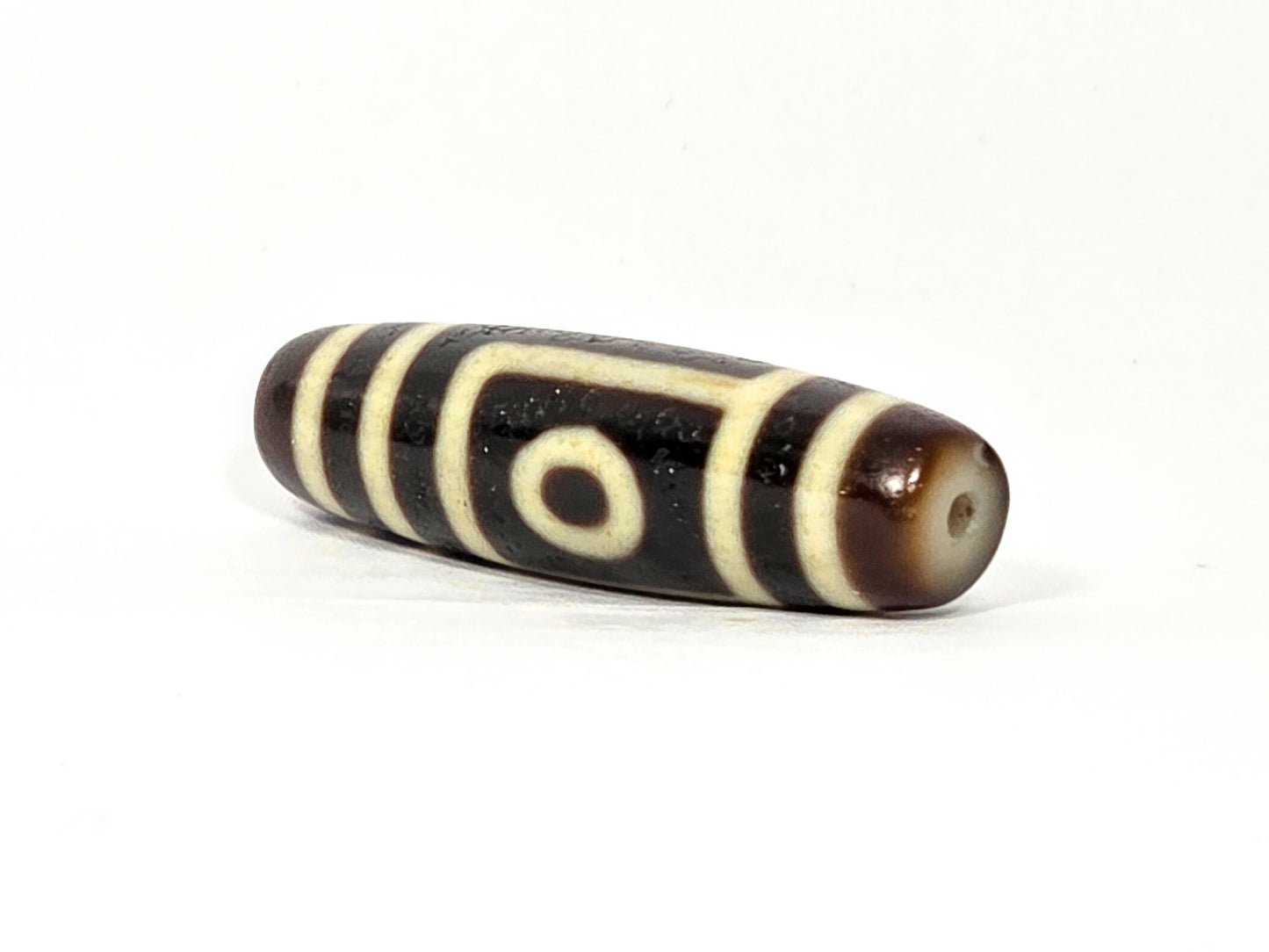 New Two Eye Motif Taiwan Dzi Bead (090525)