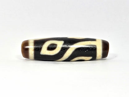New Four Eye Motif Taiwan Dzi Bead (090225)