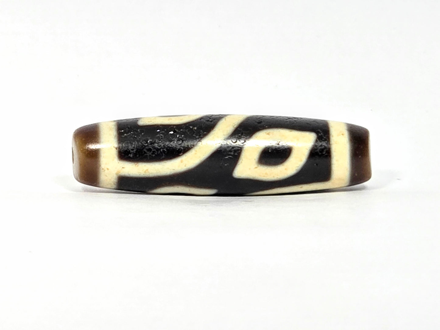 New Four Eye Motif Taiwan Dzi Bead (090225)