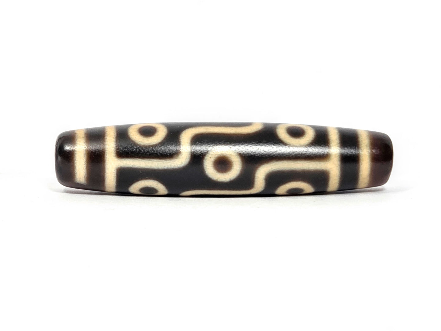 New Taiwan Dzi Bead featuring the Nine Eye Motif (TND-NE-122225)