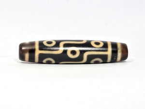 New Taiwan Dzi Bead featuring the Nine Eye Motif (TND-NE-122225)