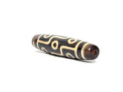 New Taiwan Dzi Bead featuring the Nine Eye Motif (TND-NE-122225)