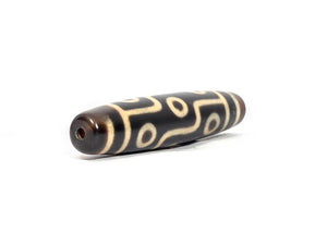 New Taiwan Dzi Bead featuring the Nine Eye Motif (TND-NE-122225)