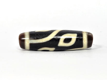 New Four Eye Motif Taiwan Dzi Bead (082825)