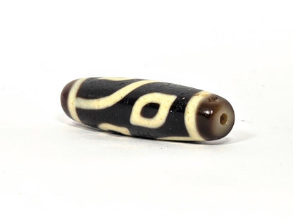 New Four Eye Motif Taiwan Dzi Bead (082825)