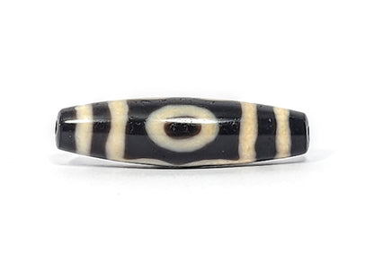 Ancient Tibeten Three Eye Motif Dzi Bead (Anc- Ti-ThE-051325) - Extremely Old