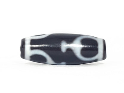 Vintage Treasure Vase Motif Dzi Bead with Bloodspots (TaD-V-B-TrV-092224)