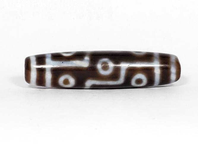 Vintage Nine Eye Motif Dzi Bead (TaD-V-S-NE-022624)