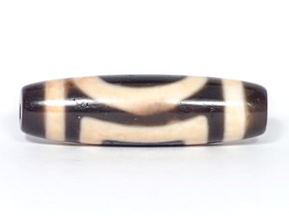 Vintage Heaven & Earth Motif Dzi with Bloodspot (TaD-V-BX-HE-082123)