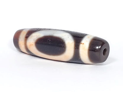 Vintage Heaven & Earth Motif Dzi with Bloodspot (TaD-V-BX-HE-082123)