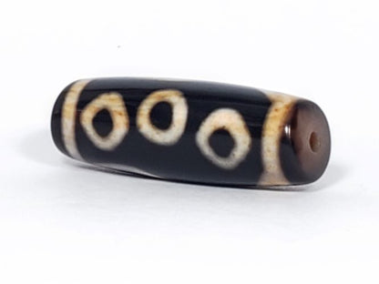 Vintage Six Eye Motif Dzi Bead with Bloodspots (TaD-V-B-SiE-102723)