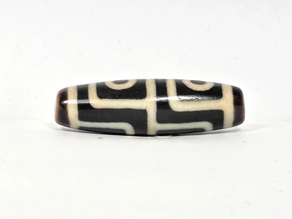 Antique Four Eye Motif Tibetan Dzi Bead (TiD-Ant-200-FoE-020526)