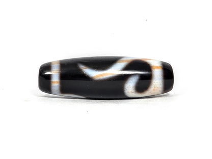 At-090526-RYBS antique ruyi dzi black agate third rotation ruyi scroll composition, unretouched